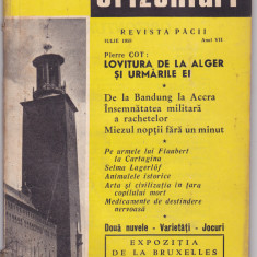 ORIZONTURI ,REVISTA PACII Nr.86 IULIE 1958