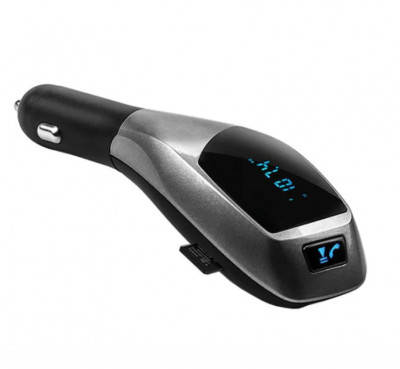 Car Kit Auto Bluetooth cu functie de modulator FM, model X6 + Telecomanda foto
