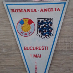 Fanion ROMÂNIA - ANGLIA - 1985