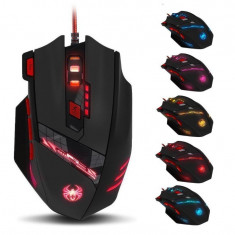 Mouse gaming cu fir Zelotes, 9200 DPI, 8 butoane programabile - SECOND