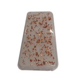 Husa APPLE iPhone 6/6S - Metal Flakes (Roz-Auriu)