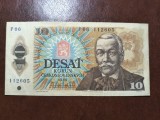 CEHOSLOVACIA 10 COROANE 1986
