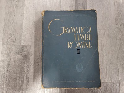 Gramatica limbii romane vol.al II lea foto