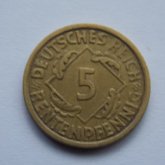 5 RENTENPFENNIG 1924-A GERMANIA