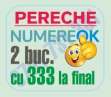 2 Numere cu 333 PERECHE usoare la final VIP = (detalii in descriere anunt) = cartele aur gold platina numar cartela special deosebite preferentiale