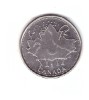 Moneda Canada 25 cents/centi 2002 Canada Day, stare foarte buna, curata, America de Nord, Nichel