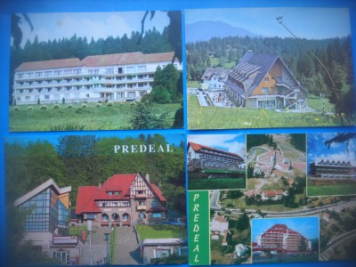 HOPCT LOT 3565 -4 CARTI POSTALE-PREDEAL -JUD BRASOV-NECIRCULATE foto