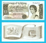 Saint Helena (Sf. Elena) (pick 9) 1 Pound 1981 UNC; Saint Helena, Ascension și Tristan da Cunha