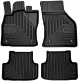 Set Covorase Auto Cauciuc Tip Tavita 2.5D No.77 Frogum Seat Leon 3 2014&rarr; Cupra 77407060, Negro