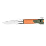 Cutit de buzunar N&deg;12, cu extractor capuse, &quot;Explore&quot;, Orange - Opinel