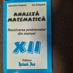 Alexandra Colojoara - Analiza matematica . Rezolvarea problemelor din manual XII