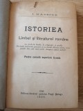 Ioan Nadejde - Istoria limbei si literaturei romane - Iasi, Fraţii Şaguna 1886