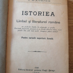 Ioan Nadejde - Istoria limbei si literaturei romane - Iasi, Fraţii Şaguna 1886