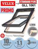 Fereastra mansarda Velux GLL 1061, lemn de pin, 3 sticle, maner sus