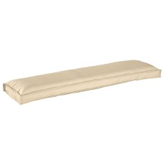 vidaXL Pernă pentru bancă din paleți Bej 150 x 40 x 8 cm Tafeta Oxford 42001661
