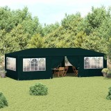 VidaXL Cort de petrecere profesional pereți laterali verde 4x9m 90g/m&sup2;