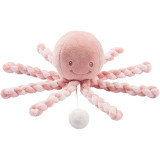NATTOU Cuddly Octopus PIU PIU jucărie de pluș cu melodie Lapidou Old Pink / Light Pink 0 m+ 1 buc