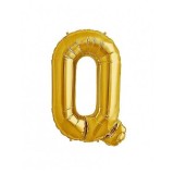 Balon Folie Litera Q Auriu - 40 cm