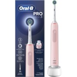 Periuta de dinti electrica, Oral-B, Pro Series 3, Roz/Alb