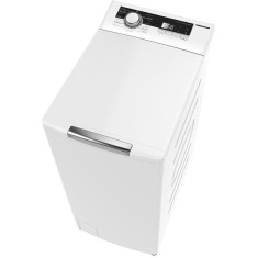 Masina de spalat cu incarcare verticala Heinner HWM-TL8013IVA++, 8 kg, 1300 RPM, Clasa energetica A, Motor inverter, 15 Programe, Display digital, Alb