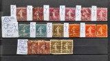 1924 Franta-Semanat.-YT189-195-16 val.-stamp.