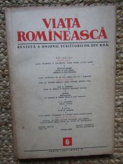 REVISTA VIATA ROMANEASCA REVISTA A UNIUNII SCRIITORILOR DIN R.P.R. ANUL X NR 6 IUNIE 1957