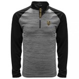 Vegas Golden Knights hanorac de bărbați grey Vandal Quarter Zip Midlayer - S, Levelwear