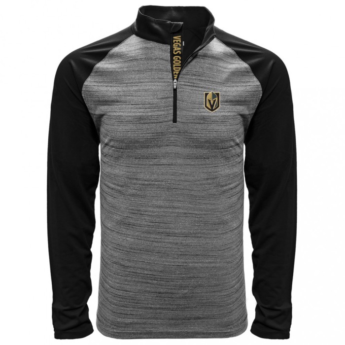 Vegas Golden Knights hanorac de bărbați grey Vandal Quarter Zip Midlayer - S