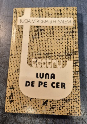 Teatru Luna de pe cer Lucia Verona cu autograf foto