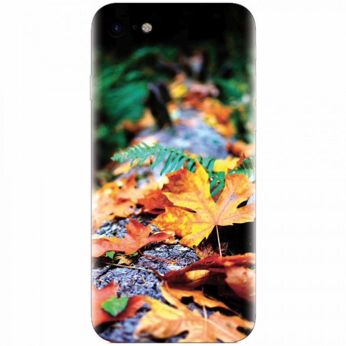Husa silicon pentru Apple Iphone 7, Autumn Leaves