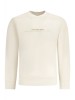 Bluza barbati, cu imprimeu cu logo, Regular fit, bej, XL, 2XL, Calvin Klein Jeans