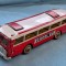 Autobuz scolar masinuta anii 1970 jucarie din tabla litografiata motor frictiune