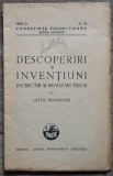 Descoperiri si inventiuni - Latza Trandafir// 1938