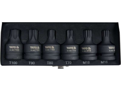 Set Biti Torx / Spline, 6 Buc, 3/4&amp;#039;&amp;#039; foto