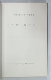 VANISHED by JOSEPH FINDER , 2009