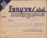 A451 Plic cu antet Societatea anonimă pentru comerț cu vinuri Fenyves, Cluj