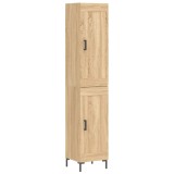 Cumpara ieftin Dulap inalt, stejar sonoma, 34,5x34x180 cm, lemn prelucrat