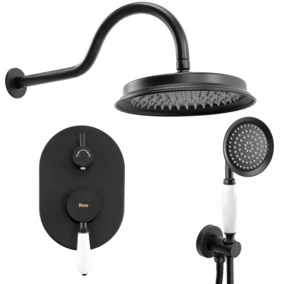 Set de dus incastrat Rea Serra Black + BOX foto