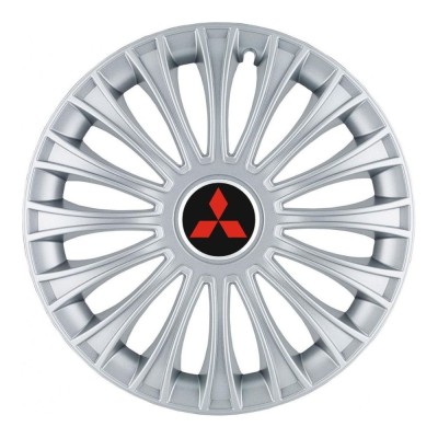 Set 4 Capace Roti, potrivite jantelor de R14, pentru Mitsubishi, model dino cromat foto