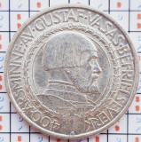 1035 Suedia 2 kronor 1921 Gustaf Vasa km 799 argint, Europa