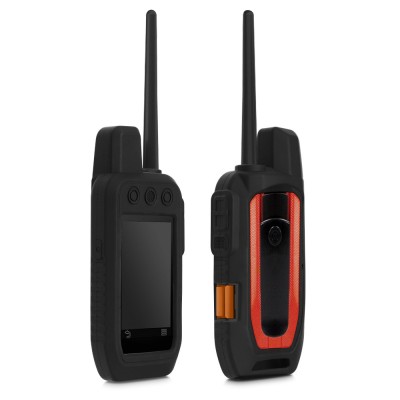 Husa de protectie pentru GPS Garmin Alpha 200i, Kwmobile, Negru, Silicon, 54579.01 foto