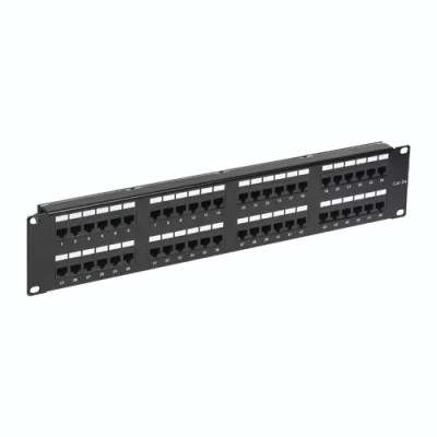 Patch Panel 2U, UTP cat5e, 48 porturi RJ45 - ASYTECH Networking ASY-PP-UTP5E-48 foto