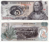 MEXIC 5 pesos 1971 UNC!!!