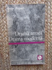 Drama Antica, Drama Moderna - Emile Faguet - Studii Critica Literara