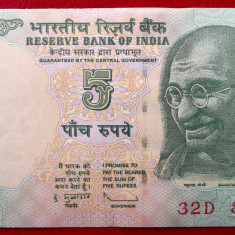 India 5 Rupees 2011 UNC necirculata **