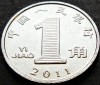 Moneda 1 YI JIAO - CHINA, anul 2011 * cod 1675 A, Asia