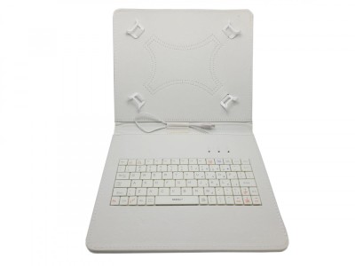 Husa Tableta Tastatura MRG L-462, 9.7 Inch, TypeC, Alb C798 foto