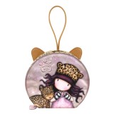 Geanta pentru bijuterii rotunda Gorjuss Purrrrrfect Love, Jad