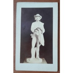 Fotografie tip CDV, sculptura - Cauer