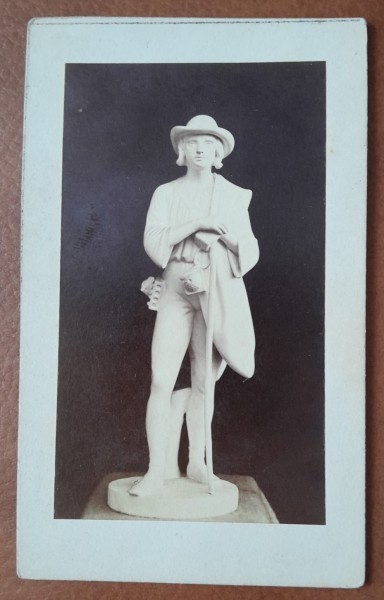 Fotografie tip CDV, sculptura - Cauer